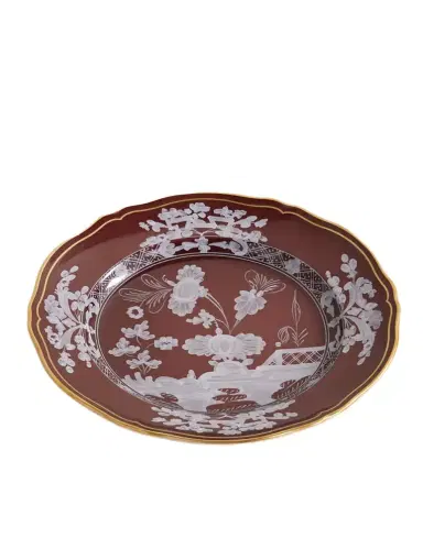 GINORI 1735 Gold-plated Porcelain Dessert Plate | Thumbnail 1 GINORI 1735 Gold-plated Porcelain Dessert Plate | Thumbnail 1