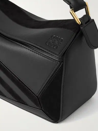Loewe Puzzle Small Suede-trimmed Leather Shoulder Bag | Thumbnail 4 Loewe Puzzle Small Suede-trimmed Leather Shoulder Bag | Thumbnail 4