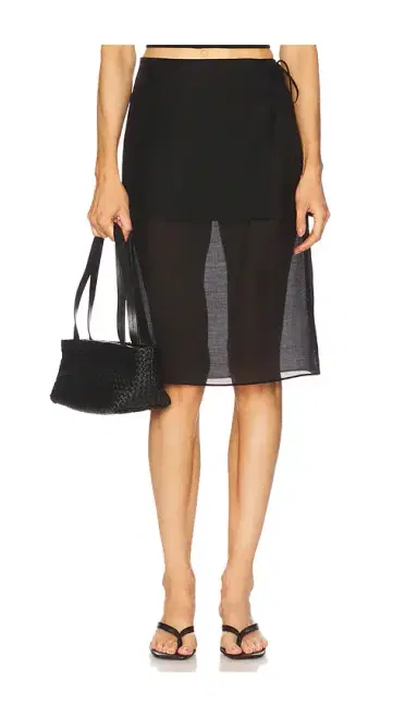 EAVES Ettore Apron Midi Skirt | Thumbnail 1 EAVES Ettore Apron Midi Skirt | Thumbnail 1