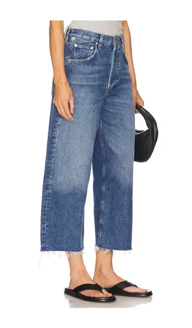 Citizens of Humanity Ayla Undone Hem Crop Jeans | Thumbnail 2 Citizens of Humanity Ayla Undone Hem Crop Jeans | Thumbnail 2