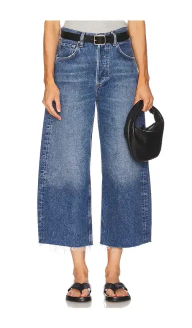 Citizens of Humanity Ayla Undone Hem Crop Jeans | Thumbnail 1 Citizens of Humanity Ayla Undone Hem Crop Jeans | Thumbnail 1
