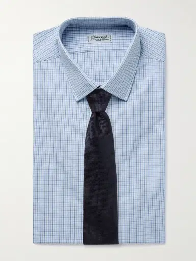Charvet Checked Cotton-Poplin Shirt - Men | Thumbnail 5 Charvet Checked Cotton-Poplin Shirt - Men | Thumbnail 5
