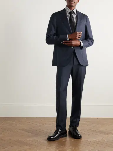 Caruso Slim-Fit Wool Suit Trousers - Men | Thumbnail 2 Caruso Slim-Fit Wool Suit Trousers - Men | Thumbnail 2