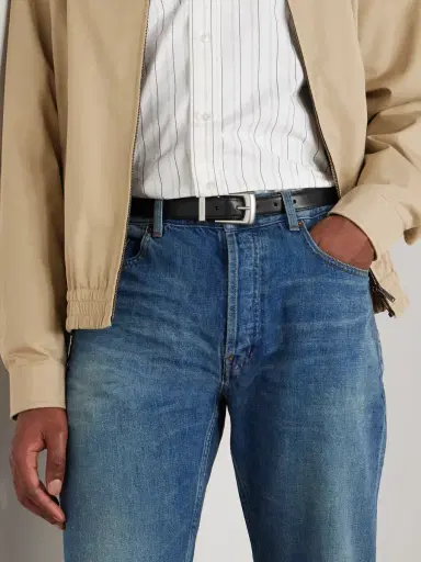 Saint Laurent 2cm Leather Belt - Men | Thumbnail 3 Saint Laurent 2cm Leather Belt - Men | Thumbnail 3