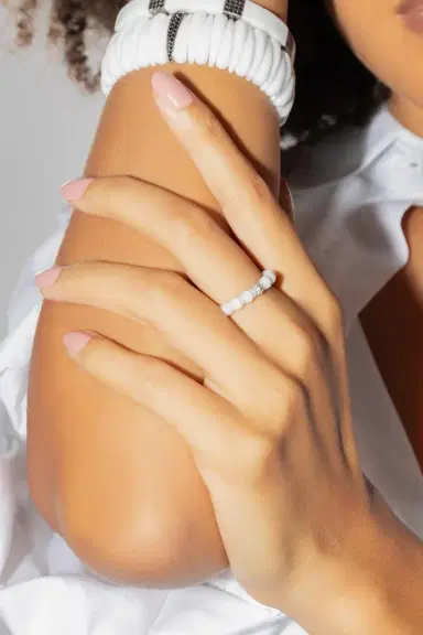 ROBERTO DEMEGLIO Sfera Ceramic Stretch Ring | Thumbnail 2 ROBERTO DEMEGLIO Sfera Ceramic Stretch Ring | Thumbnail 2