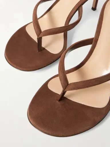Gianvito Rossi Calypso 70 Suede Mules | Thumbnail 4 Gianvito Rossi Calypso 70 Suede Mules | Thumbnail 4