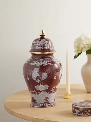 GINORI 1735 Potiche Gold-plated Porcelain Vase | Thumbnail 2 GINORI 1735 Potiche Gold-plated Porcelain Vase | Thumbnail 2