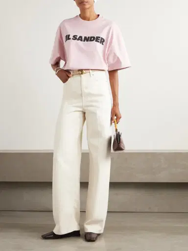 Jil Sander Printed Cotton-jersey T-shirt | Thumbnail 2 Jil Sander Printed Cotton-jersey T-shirt | Thumbnail 2