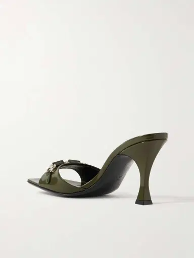 Gucci Selene Horsebit-embellished Patent-leather Mules | Thumbnail 3 Gucci Selene Horsebit-embellished Patent-leather Mules | Thumbnail 3