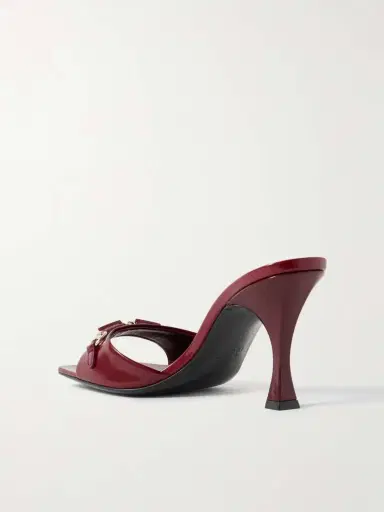 Gucci Selene Horsebit-embellished Patent-leather Mules | Thumbnail 3 Gucci Selene Horsebit-embellished Patent-leather Mules | Thumbnail 3