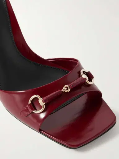 Gucci Selene Horsebit-embellished Patent-leather Mules | Thumbnail 4 Gucci Selene Horsebit-embellished Patent-leather Mules | Thumbnail 4