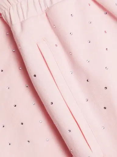 Generation Love Women's Ruel Crystal French Terry Elasticized Sweatpants - Sugar Pink | Thumbnail 7 Generation Love Women's Ruel Crystal French Terry Elasticized Sweatpants - Sugar Pink | Thumbnail 7
