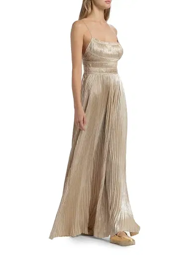 Ulla Johnson Women's The Reine Plisse Pleated Gown - Opal | Thumbnail 2 Ulla Johnson Women's The Reine Plisse Pleated Gown - Opal | Thumbnail 2