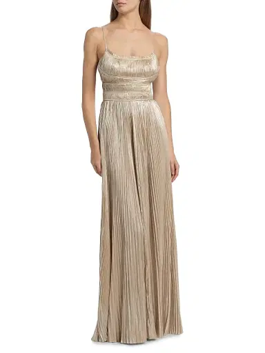 Ulla Johnson Women's The Reine Plisse Pleated Gown - Opal | Thumbnail 3 Ulla Johnson Women's The Reine Plisse Pleated Gown - Opal | Thumbnail 3