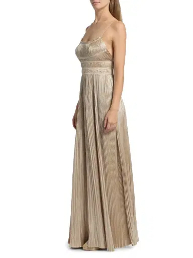 Ulla Johnson Women's The Reine Plisse Pleated Gown - Opal | Thumbnail 4 Ulla Johnson Women's The Reine Plisse Pleated Gown - Opal | Thumbnail 4