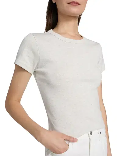 Leset Women's Nando Slim Fit Cotton T-Shirt - Black | Thumbnail 6 Leset Women's Nando Slim Fit Cotton T-Shirt - Black | Thumbnail 6