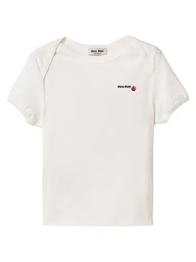 Miu Miu Women's Petit Bateau X Stretch Jersey Regular T-Shirt | Thumbnail 1 Miu Miu Women's Petit Bateau X Stretch Jersey Regular T-Shirt | Thumbnail 1