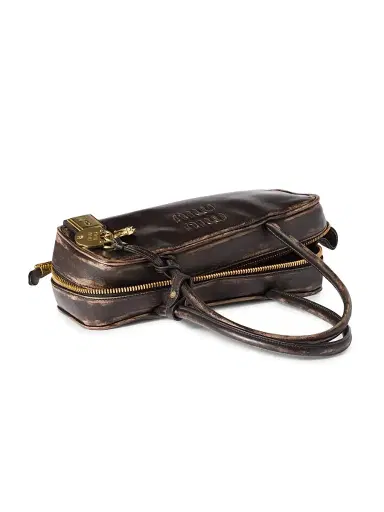 Miu Miu Women's Beau Nappa Leather Top Handle Bag - Brown | Thumbnail 6 Miu Miu Women's Beau Nappa Leather Top Handle Bag - Brown | Thumbnail 6