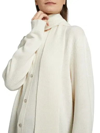 MM6 MAISON MARGIELA Women's Tieneck Virgin Wool-Blend Cardigan | Thumbnail 6 MM6 MAISON MARGIELA Women's Tieneck Virgin Wool-Blend Cardigan | Thumbnail 6