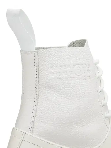 MM6 Maison Margiela Men's Dr. Martens x Eye No Steel Toe Trunk Combat Boots - Vintage White | Thumbnail 5 MM6 Maison Margiela Men's Dr. Martens x Eye No Steel Toe Trunk Combat Boots - Vintage White | Thumbnail 5