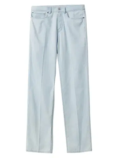 Miu Miu Women's Five-Pocket Chambray Denim Jeans - Blue | Thumbnail 1 Miu Miu Women's Five-Pocket Chambray Denim Jeans - Blue | Thumbnail 1