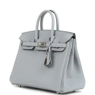 HERMÈS Hermes Birkin 25 Gris Pantin Togo Palladium Hardware | Thumbnail 2 HERMÈS Hermes Birkin 25 Gris Pantin Togo Palladium Hardware | Thumbnail 2