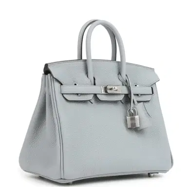 HERMÈS Hermes Birkin 25 Gris Pantin Togo Palladium Hardware | Thumbnail 3 HERMÈS Hermes Birkin 25 Gris Pantin Togo Palladium Hardware | Thumbnail 3