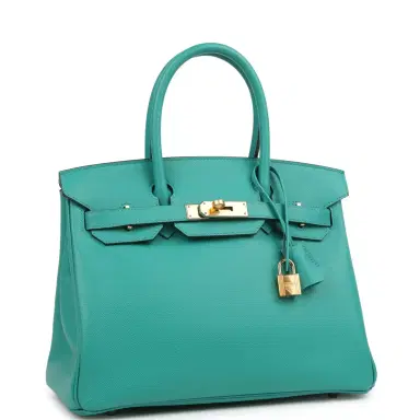 HERMÈS Hermes Birkin 30 Vert Verone Epsom Gold Hardware | Thumbnail 2 HERMÈS Hermes Birkin 30 Vert Verone Epsom Gold Hardware | Thumbnail 2