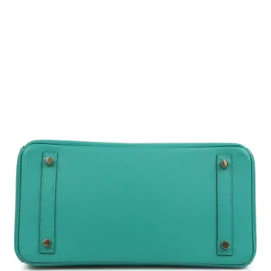 HERMÈS Hermes Birkin 30 Vert Verone Epsom Gold Hardware | Thumbnail 6 HERMÈS Hermes Birkin 30 Vert Verone Epsom Gold Hardware | Thumbnail 6
