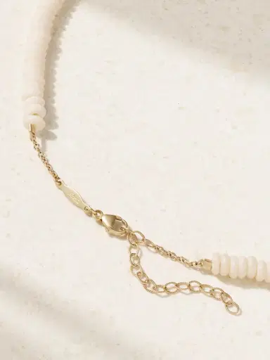 Jacquie Aiche Thunderbird 14-karat Gold, Bone, Diamond And Emerald Necklace | Thumbnail 3 Jacquie Aiche Thunderbird 14-karat Gold, Bone, Diamond And Emerald Necklace | Thumbnail 3