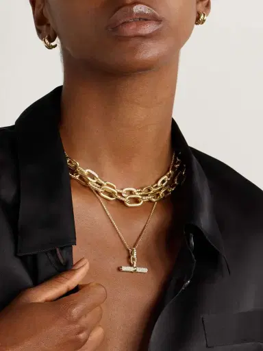 David Yurman Dy Madison® 18-karat Gold Diamond Pendant | Thumbnail 4 David Yurman Dy Madison® 18-karat Gold Diamond Pendant | Thumbnail 4