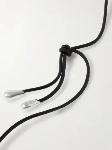 Sophie Buhai Medium Full Moon Cord And Silver Necklace | Thumbnail 3 Sophie Buhai Medium Full Moon Cord And Silver Necklace | Thumbnail 3