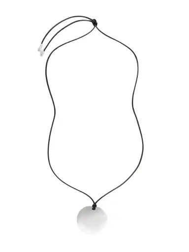 Sophie Buhai Medium Full Moon Cord And Silver Necklace | Thumbnail 1 Sophie Buhai Medium Full Moon Cord And Silver Necklace | Thumbnail 1