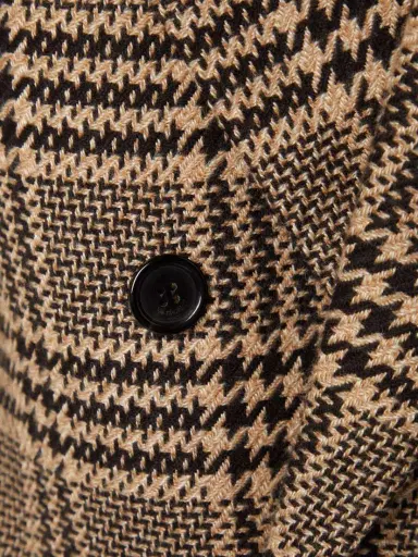 Saint Laurent Double-breasted Checked Silk And Cashmere-blend Blazer | Thumbnail 5 Saint Laurent Double-breasted Checked Silk And Cashmere-blend Blazer | Thumbnail 5