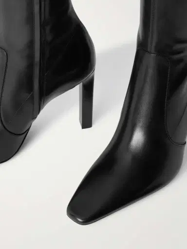 Saint Laurent Francoise Glossed-leather Knee Boots | Thumbnail 4 Saint Laurent Francoise Glossed-leather Knee Boots | Thumbnail 4
