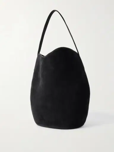 Liffner Buckled Suede Bucket Bag | Thumbnail 3 Liffner Buckled Suede Bucket Bag | Thumbnail 3
