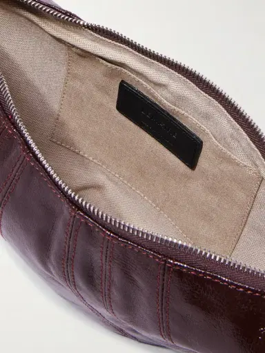 Lemaire Croissant Small Paneled Coated-canvas Shoulder Bag | Thumbnail 5 Lemaire Croissant Small Paneled Coated-canvas Shoulder Bag | Thumbnail 5