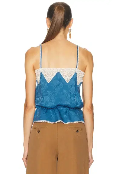 Chloé Silk Roses Jacquard Top | Thumbnail 3 Chloé Silk Roses Jacquard Top | Thumbnail 3