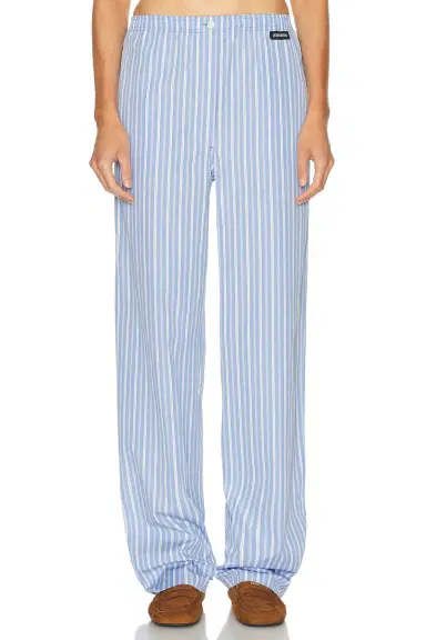 Miu Miu Pinstripe Pant | Thumbnail 1 Miu Miu Pinstripe Pant | Thumbnail 1