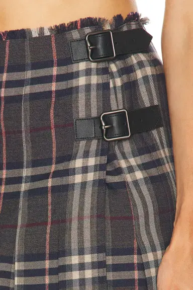 Burberry Check Mini Skirt | Thumbnail 6 Burberry Check Mini Skirt | Thumbnail 6