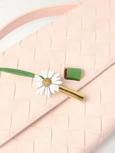 Bottega Veneta Andiamo Long Embellished Intrecciato Leather Clutch | Thumbnail 4 Bottega Veneta Andiamo Long Embellished Intrecciato Leather Clutch | Thumbnail 4