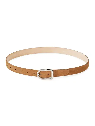 Déhanche Women's Mija Suede Belt - Caramel Silver | Thumbnail 2 Déhanche Women's Mija Suede Belt - Caramel Silver | Thumbnail 2