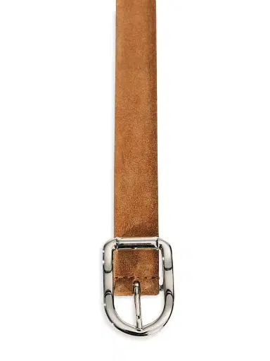 Déhanche Women's Mija Suede Belt - Caramel Silver | Thumbnail 3 Déhanche Women's Mija Suede Belt - Caramel Silver | Thumbnail 3