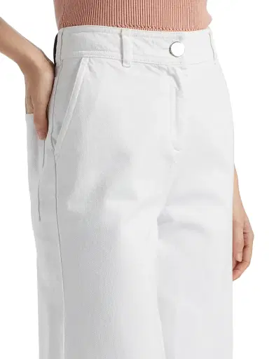 Toccin Women's Eileen Slit Wide-Leg Pants - Optic | Thumbnail 6 Toccin Women's Eileen Slit Wide-Leg Pants - Optic | Thumbnail 6