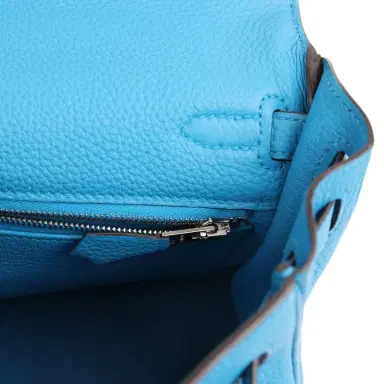HERMÈS Hermes Kelly Retourne 25 Bleu Zanzibar Togo Palladium Hardware | Thumbnail 9 HERMÈS Hermes Kelly Retourne 25 Bleu Zanzibar Togo Palladium Hardware | Thumbnail 9