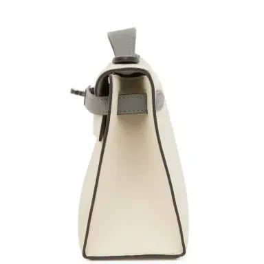 HERMÈS Hermes Special Order (HSS) Kelly Pochette Beton and Gris Meyer Swift Palladium Hardware | Thumbnail 4 HERMÈS Hermes Special Order (HSS) Kelly Pochette Beton and Gris Meyer Swift Palladium Hardware | Thumbnail 4
