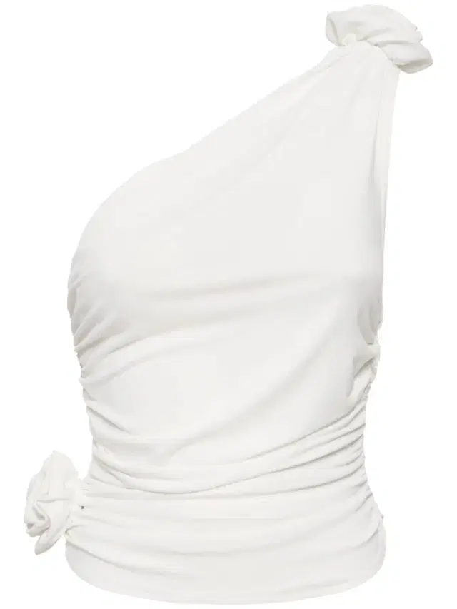 Jersey One Shoulder Flower Top Jersey One Shoulder Flower Top