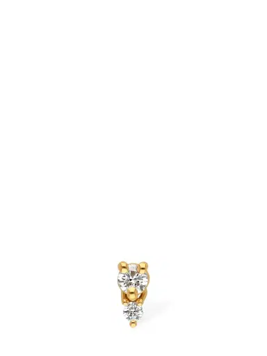 DELFINA DELETTREZ 18kt Dancing Diamond Mono Earring | Thumbnail 1 DELFINA DELETTREZ 18kt Dancing Diamond Mono Earring | Thumbnail 1