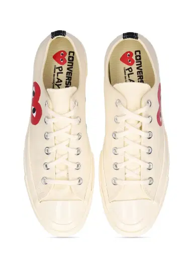 COMME DES GARÇONS PLAY 20mm Play Converse Cotton Sneakers | Thumbnail 5 COMME DES GARÇONS PLAY 20mm Play Converse Cotton Sneakers | Thumbnail 5