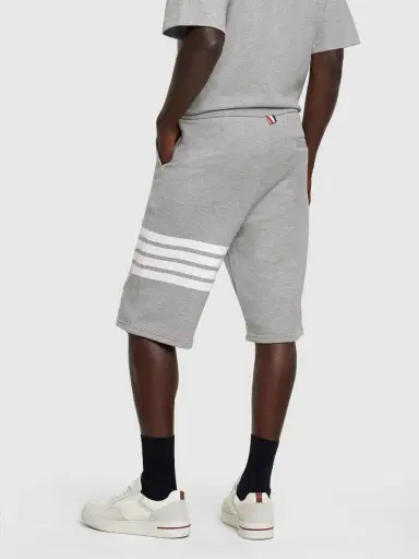 THOM BROWNE 4-bar Cotton Jersey Shorts | Thumbnail 3 THOM BROWNE 4-bar Cotton Jersey Shorts | Thumbnail 3